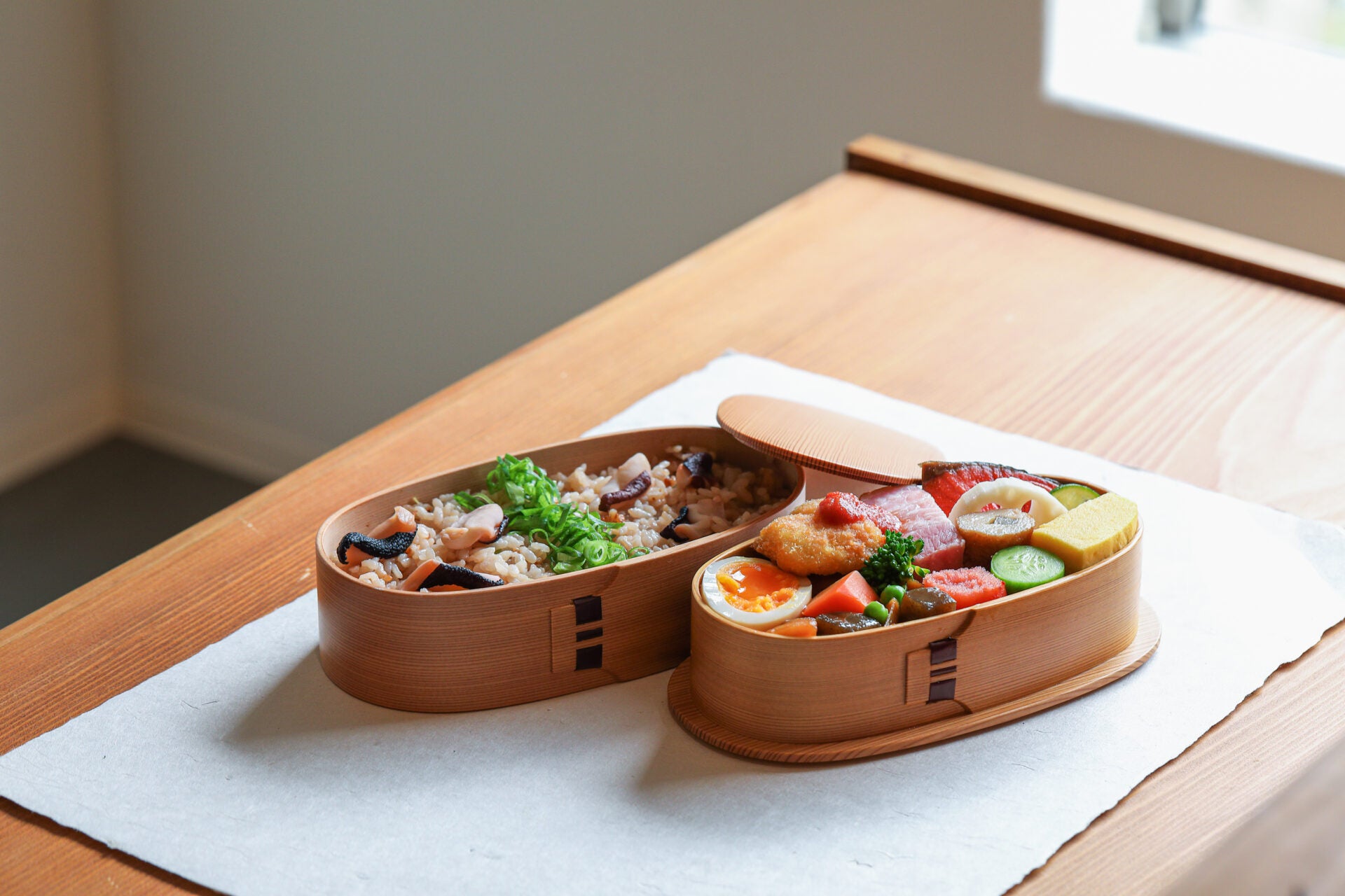 大館曲げわっぱ｜小判弁当箱「小」｜栗久 | 和食器のレンタルサービスLIFT